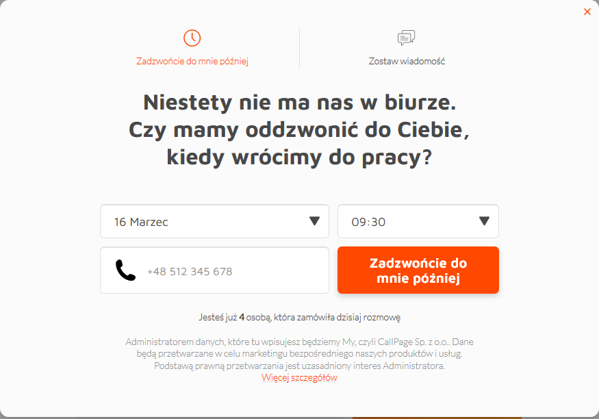 Kontakt w sklepie internetowym
